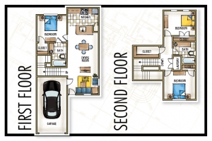 townhouse floor plan